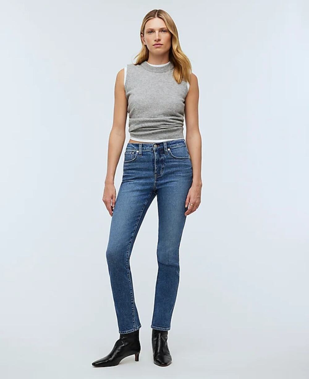 Madewell Stovepipe Jeans Heathridge Wash 27